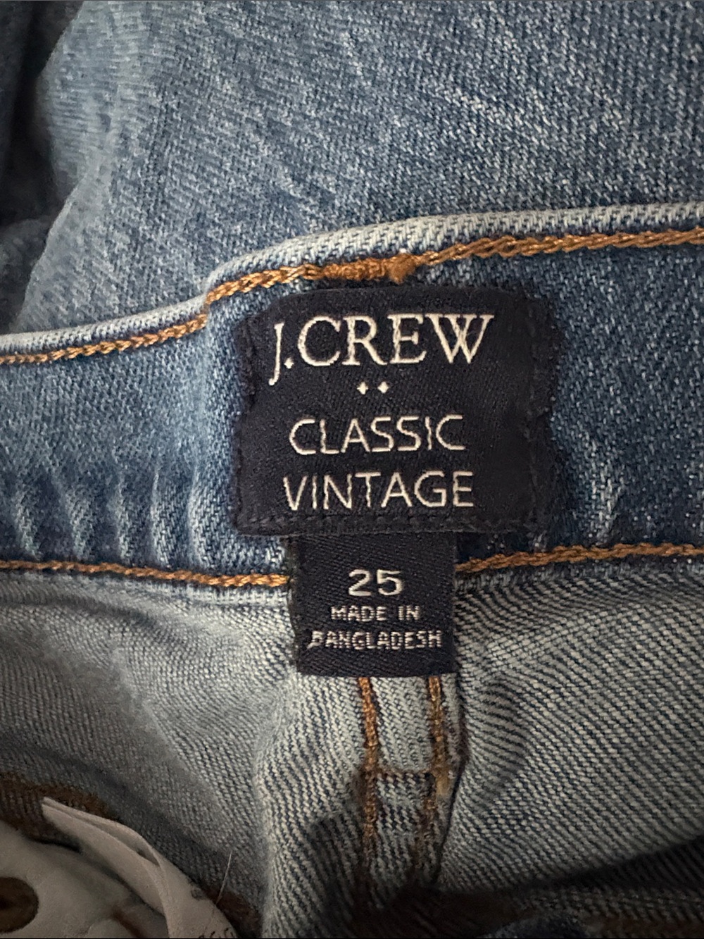 J Crew Classic Women’s Blue Straight-Leg Jeans - Picture 2 of 2
